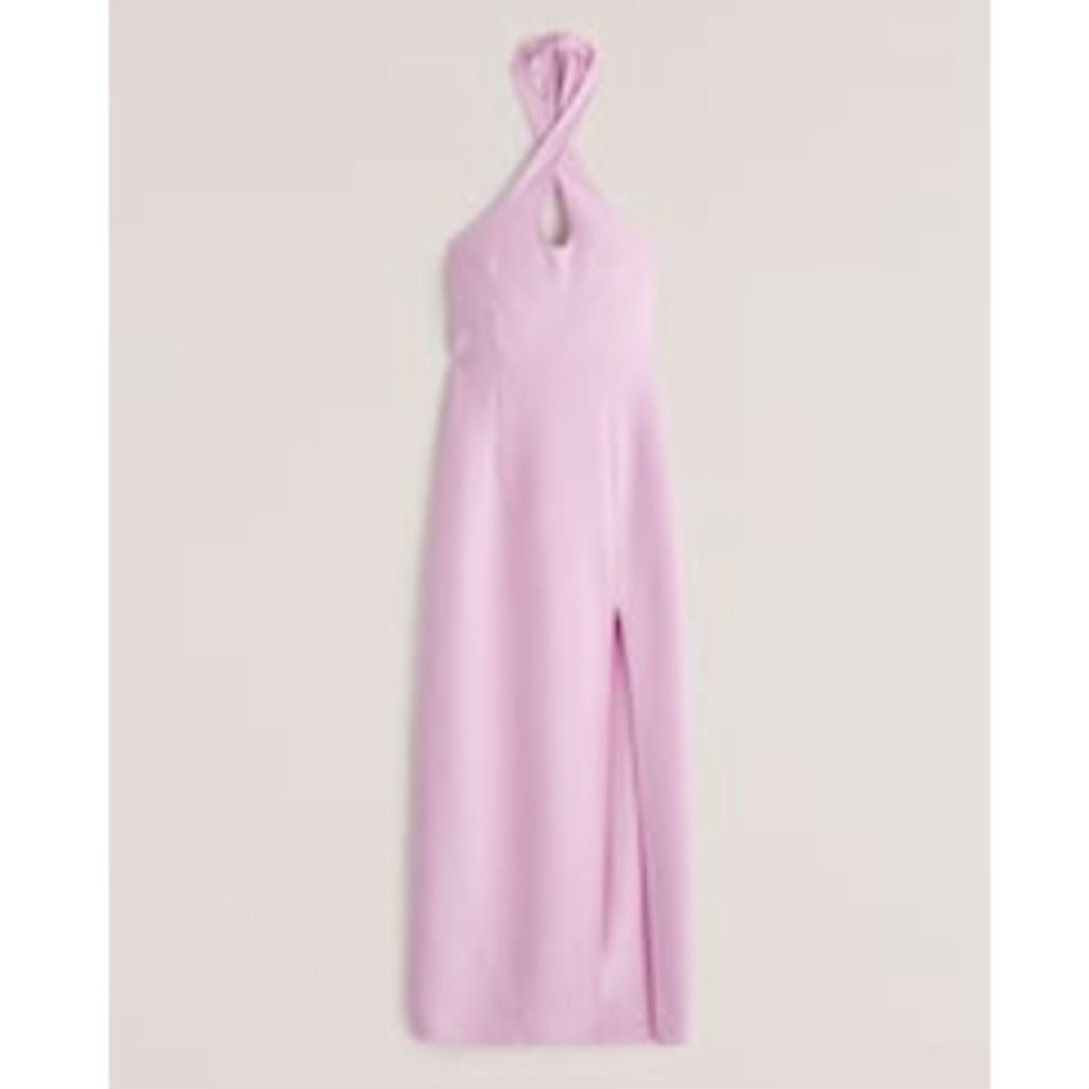 Keyhole Halter Maxi Dress